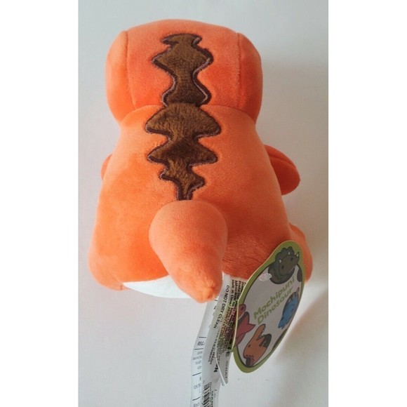 Mochipuni T Rex Dinosaur CUTE Orange Plush 6" NWT - Picture 4 of 6